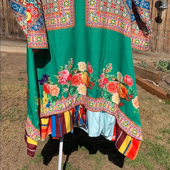 Colorful Boho Festival Dress 14-16 - Picture 6 of 7